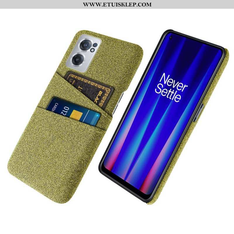 Etui do OnePlus Nord CE 2 5G Tkany Uchwyt Na Karty